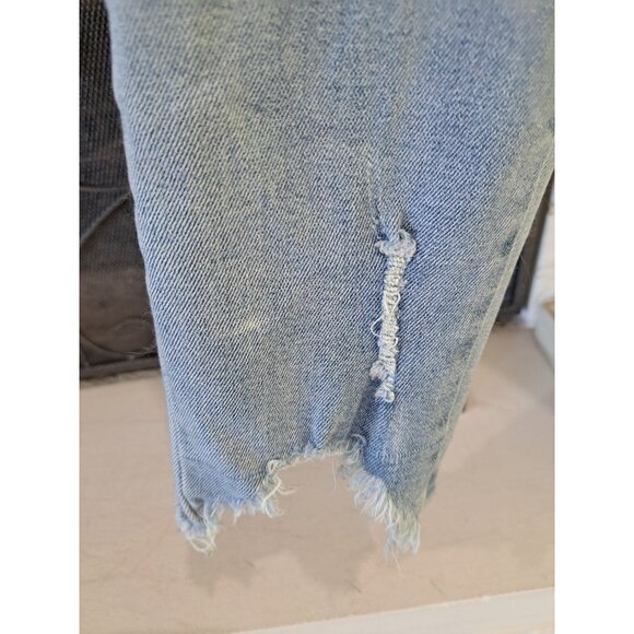 Indigo Rein Womens Embroidered Floral Ankle Jeans Blue Denim Size 7 - Picture 4 of 10